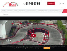 Tablet Screenshot of karting-rivas.com